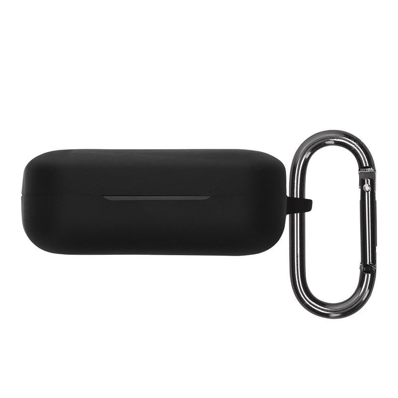 kwmobile Hülle kompatibel mit Realme Buds Air 7 Kopfhörer - Silikon Schutzhülle Etui Case Cover Schoner in Schwarz Schwarz  