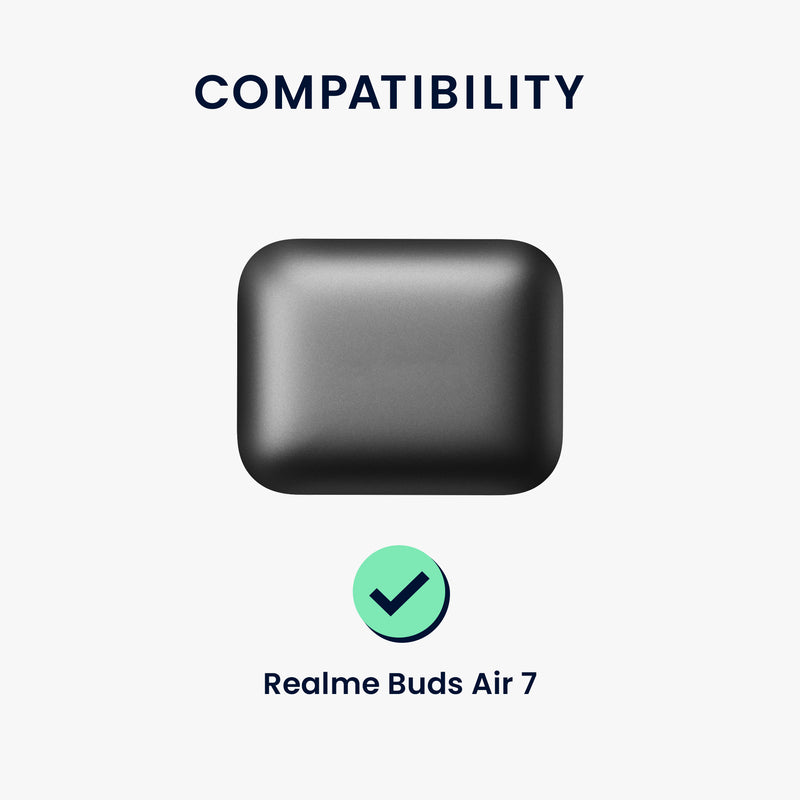 kwmobile Hülle kompatibel mit Realme Buds Air 7 Kopfhörer
