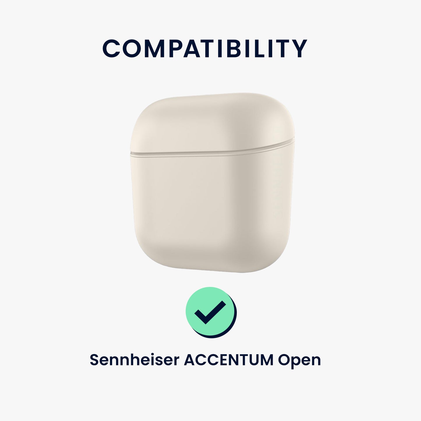 kwmobile Hülle kompatibel mit Sennheiser ACCENTUM Open Hülle - Kopfhörer Case - TPU Silikon Cover - Schutzhülle
