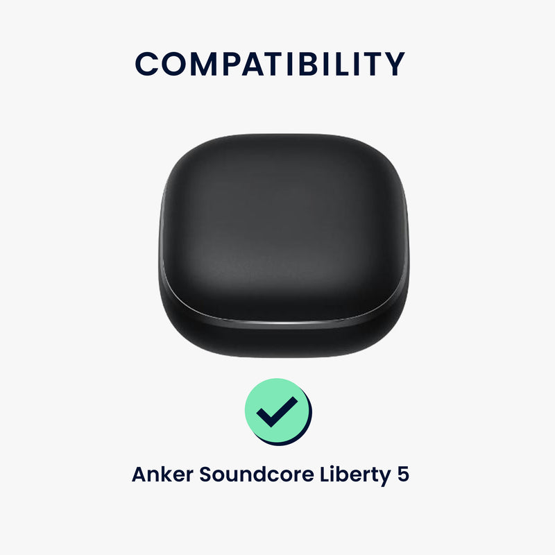 Silikon Hülle für Anker Soundcore Liberty 5 Don't touch my Headphones Design