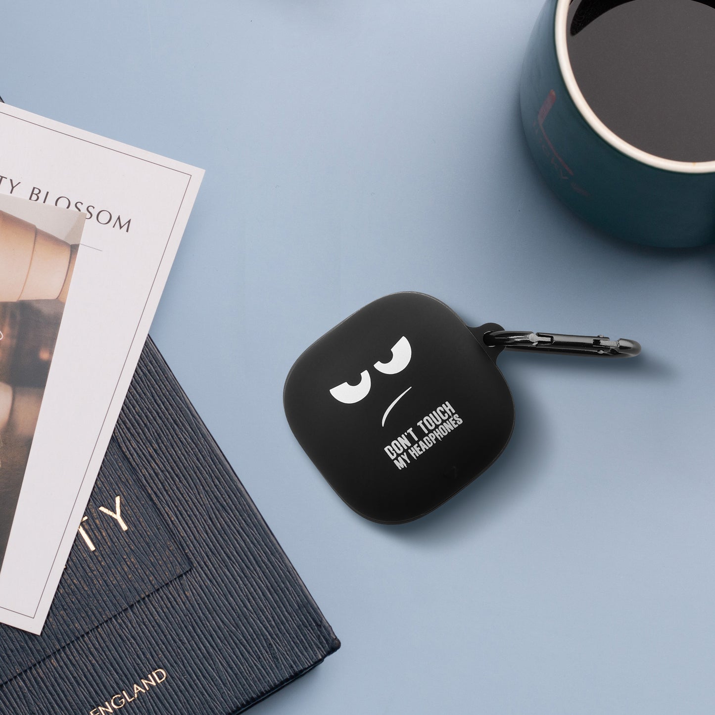 Silikon Hülle für Anker Soundcore Liberty 5 Don't touch my Headphones Design
