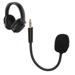kwmobile Ersatz Kopfhörer Mikrofon kompatibel mit Razer Barracuda X Headset - Gaming Headphones Mikrofon mit 3,5 mm Klinkenstecker - Schwarz Schwarz  