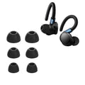 kwmobile 6x Polster kompatibel mit Anker Soundcore Sport X20 - 3 Größen - Silikon Ohrstöpsel In-Ear Kopfhörer Schwarz  