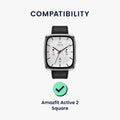 2x Displayschutzfolie für Amazfit Active 2 Square