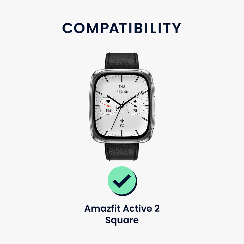 2x Displayschutzfolie für Amazfit Active 2 Square