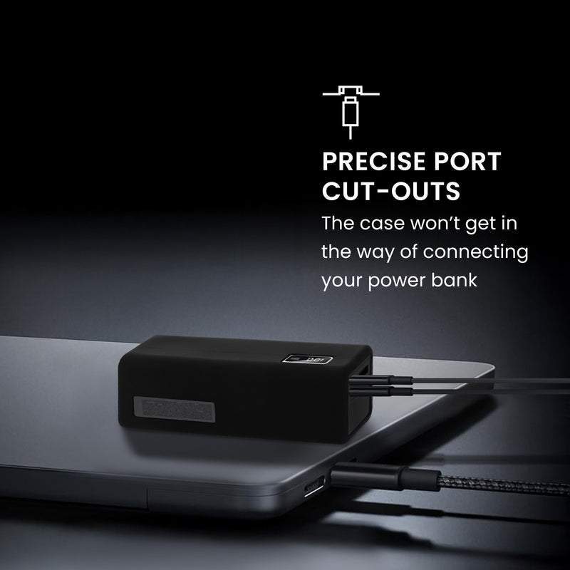 kwmobile Hülle für CUKTECH Power Bank 20000mAh (PB200) Case - Powerbank Hülle für unterwegs - Tasche für Power Bank