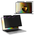 kwmobile Sichtschutzfolie für Apple Macbook Air 15 M4 2025 A3241 Folie - Blickschutzfolie Privacy Screen - Laptop Folie magnetisch - Anti Spy Folie - Laptop Schutz Schwarz  