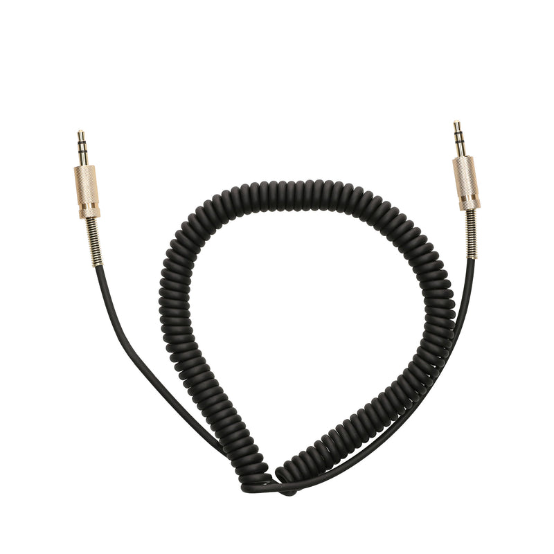 kwmobile Kopfhörerkabel für Marshall Major 4 3 2 1 / Monitor ANC / Stockwell / Acton / Woburn - 3,5 mm Ersatz Kabel 100 cm - 3.5mm Klinke Kabel Schwarz Schwarz  
