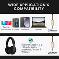 Kopfhörerkabel für Marshall Major 4 3 2 1 / Monitor ANC / Stockwell / Acton / Woburn