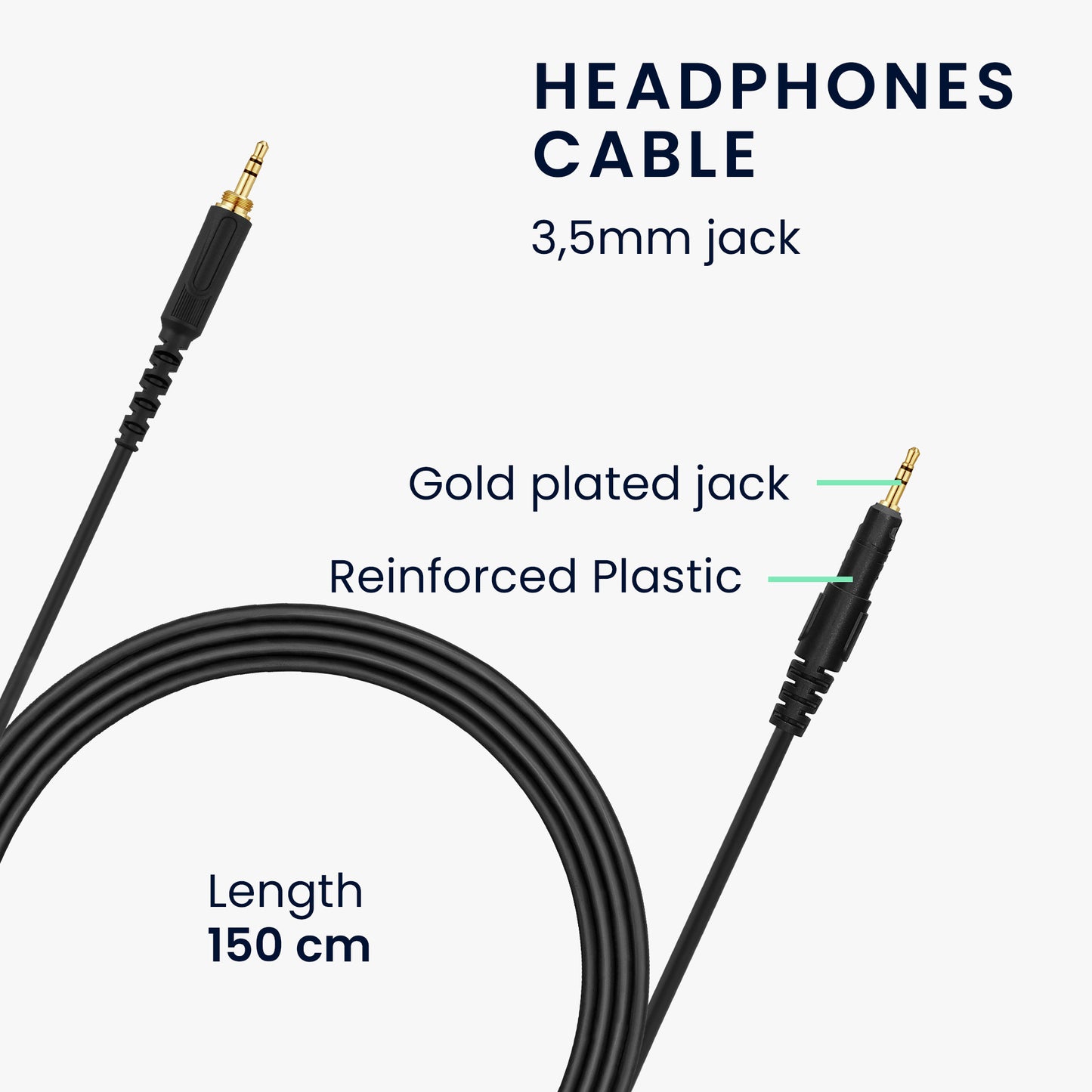 Kopfhörerkabel für AudioTechnica ATH-M50X / M40X / M60X / M70X