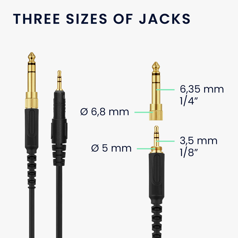 Kopfhörerkabel für AudioTechnica ATH-M50X / M40X / M60X / M70X