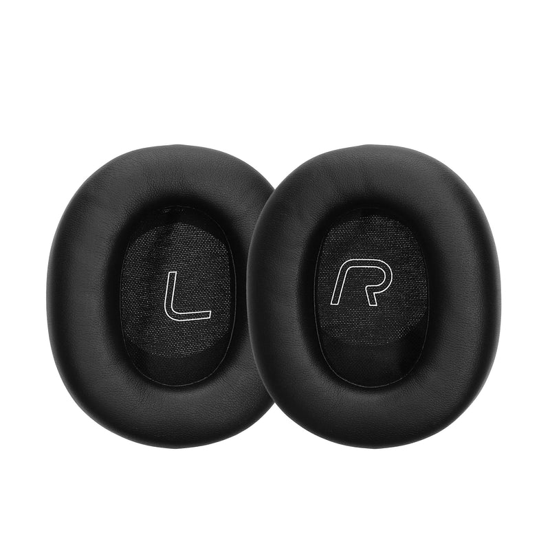 kwmobile 2x Ohr Polster für EDIFER WH950NB / LS880NB Ohrpolster - Ersatz Ohrpolster - Kopfhörer Ersatzteile - Kopfhörer Ersatzpolster für Over Ear Headphones Schwarz  