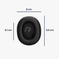 kwmobile Ohr Polster für EDIFER WH950NB / LS880NB Ohrpolster Ersatz Kopfhörer Ersatzteile Over Ear Headphones