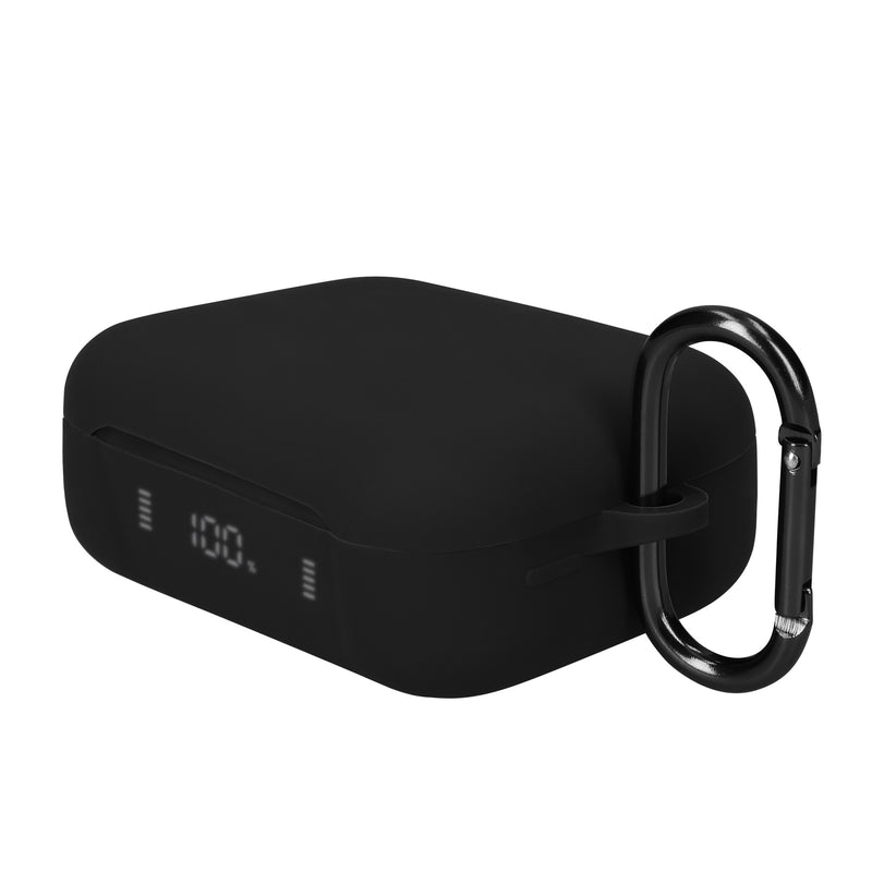 kwmobile Hülle kompatibel mit Anker Soundcore P41i Kopfhörer - Silikon Schutzhülle Etui Case Cover Schoner in Schwarz Schwarz  