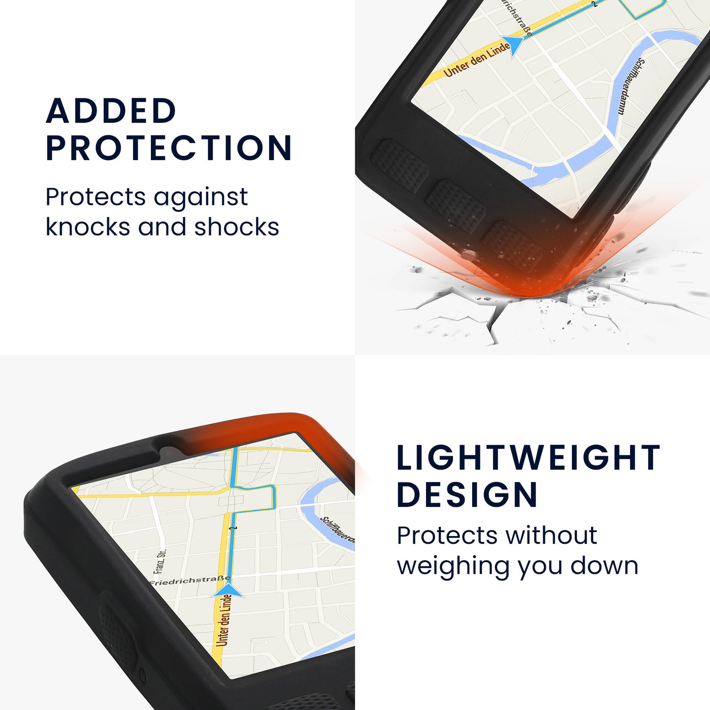kwmobile Hülle kompatibel mit Wahoo ELEMNT ACE GPS Fahrrad Case Schutzhülle