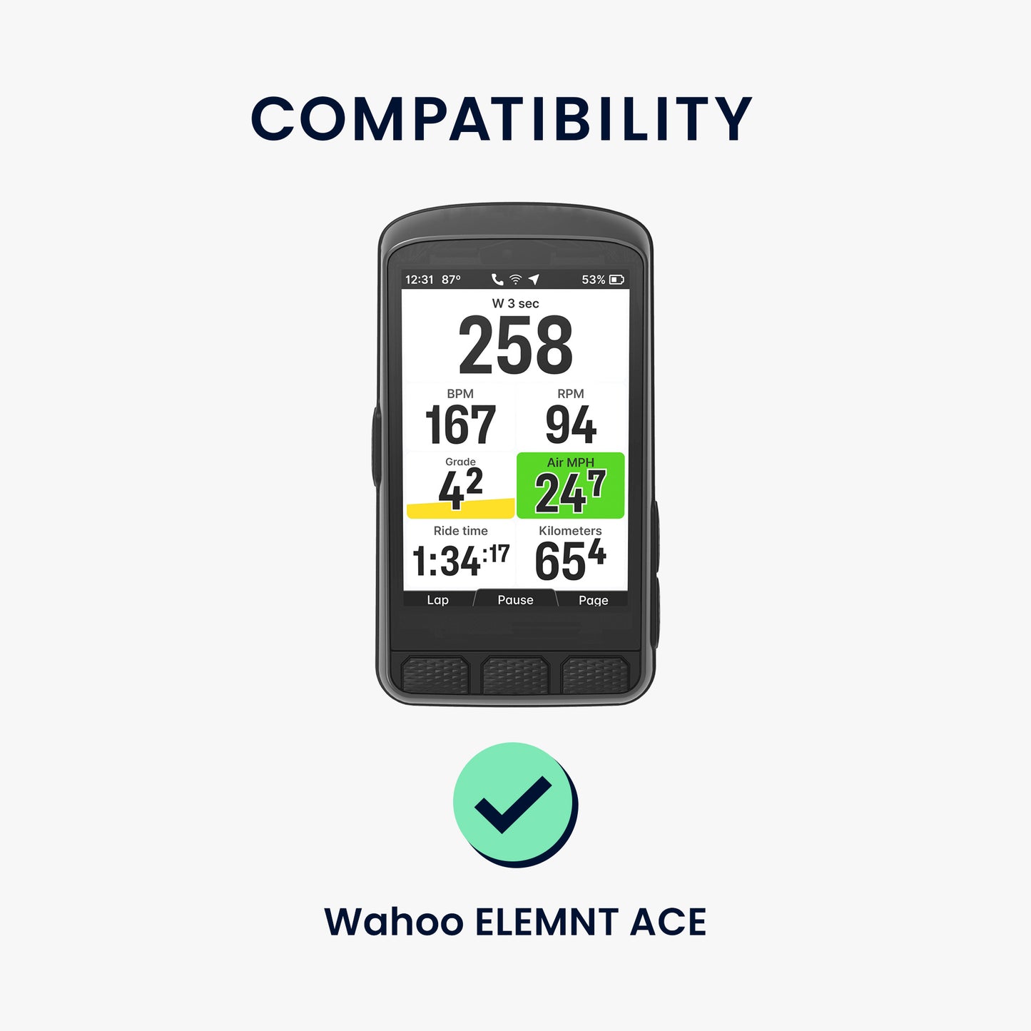 kwmobile Hülle kompatibel mit Wahoo ELEMNT ACE GPS Fahrrad Case Schutzhülle