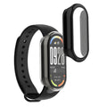 kwmobile Glas Hülle für Xiaomi Mi Band 10 Schutzhülle Fullbody Fitnesstracker Case Set