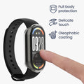 kwmobile Glas Hülle für Xiaomi Mi Band 10 Schutzhülle Fullbody Fitnesstracker Case Set