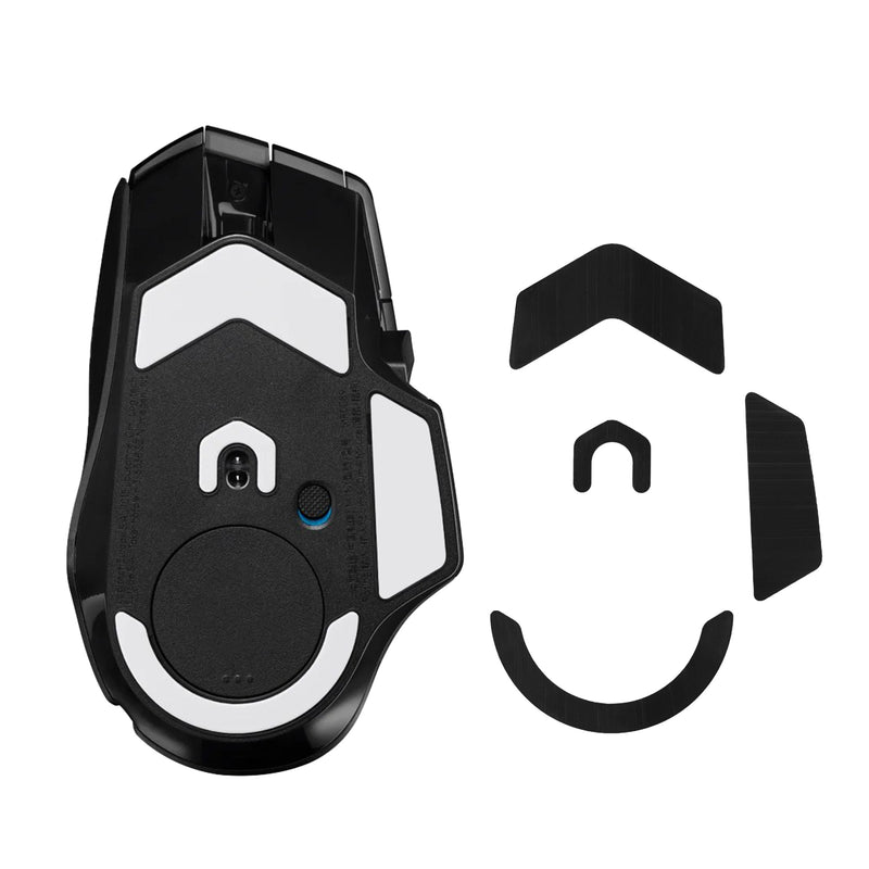 kwmobile Mouse Feet Sticker kompatibel mit Logitech G502 X Plus Ersatz Glider - Mausfüße passgenau - Maus Glides in Schwarz Schwarz  