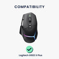 kwmobile Mouse Feet Sticker kompatibel mit Logitech G502 X Plus Ersatz Glider - Mausfüße passgenau - Maus Glides