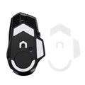 kwmobile Mouse Feet Sticker kompatibel mit Logitech G502 X Plus Ersatz Glider - Mausfüße passgenau - Maus Glides in Weiß Weiß  