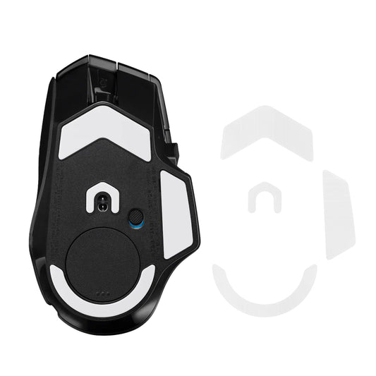 kwmobile Mouse Feet Sticker kompatibel mit Logitech G502 X Plus Ersatz Glider - Mausfüße passgenau - Maus Glides in Weiß Weiß  