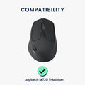 kwmobile Mouse Feet Sticker kompatibel mit Logitech M720 Triathlon Ersatz Glider Mausfüße passgenau Maus Glides