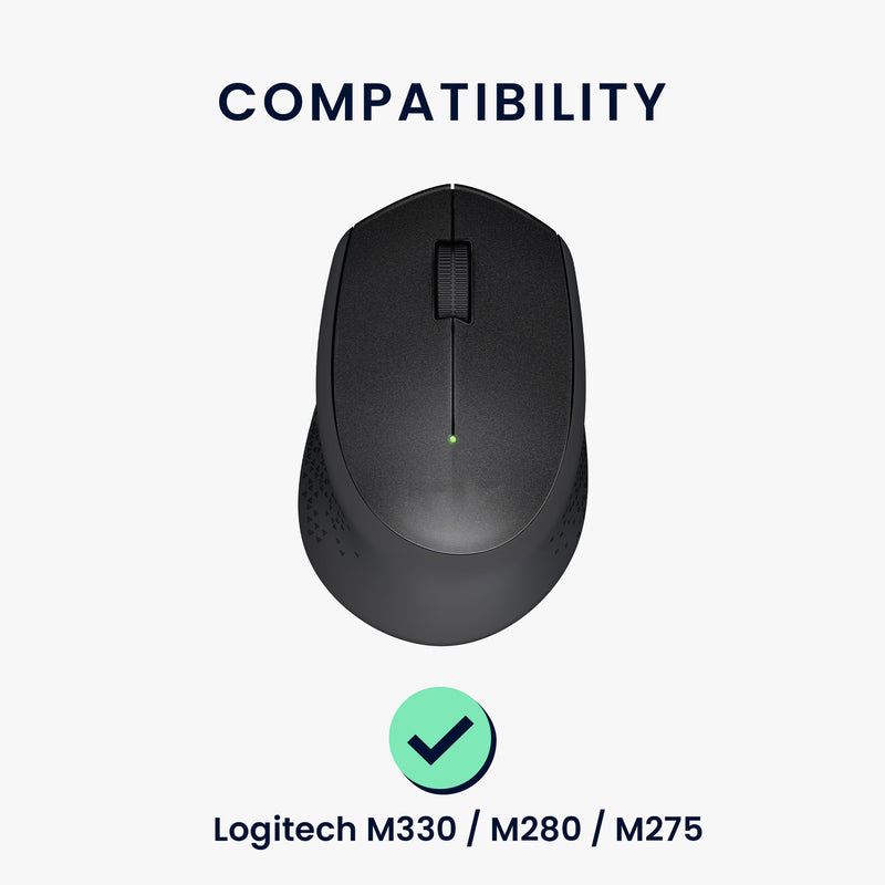 kwmobile Mouse Feet Sticker kompatibel mit Logitech M330 / M280 / M275 Ersatz Glider Mausfüße passgenau Maus Glides
