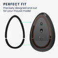 kwmobile Mouse Feet Sticker kompatibel mit Logitech MX Vertical Ersatz Glider Mausfüße passgenau Maus Glides