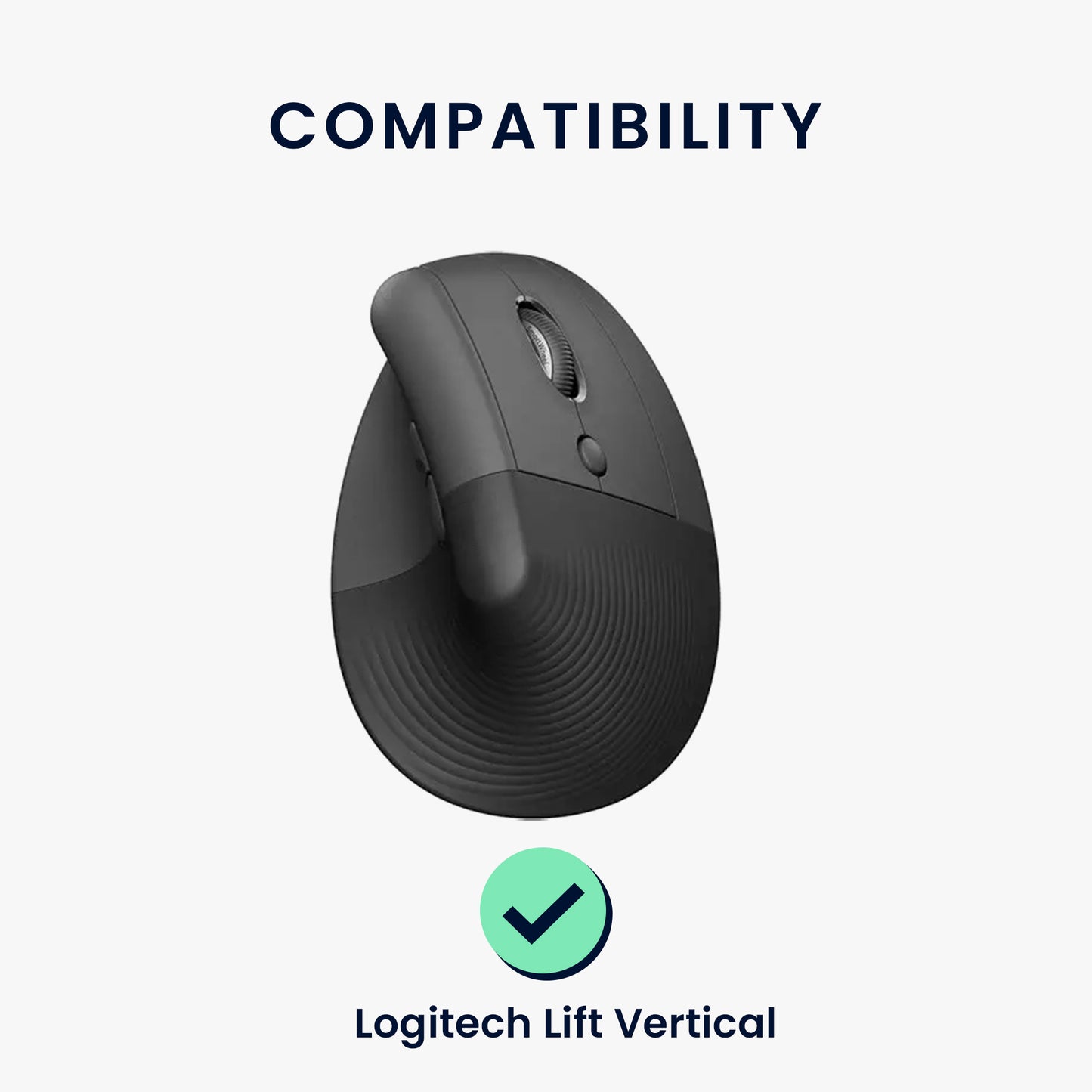 kwmobile Mouse Feet Sticker kompatibel mit Logitech Lift Vertical Ersatz Glider - Mausfüße passgenau - Maus Glides