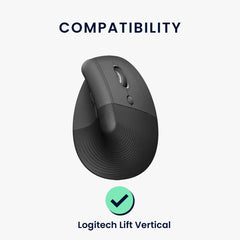 kwmobile Mouse Feet Sticker kompatibel mit Logitech Lift Vertical Ersatz Glider - Mausfüße passgenau - Maus Glides