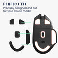 kwmobile Mouse Feet Sticker kompatibel mit Razer Basilisk V3 X HyperSpeed Ersatz Glider - Mausfüße passgenau - Maus Glides