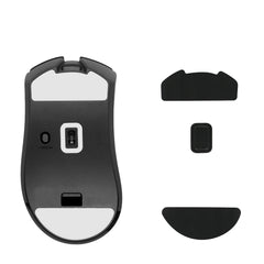 kwmobile Mouse Feet Sticker kompatibel mit Razer DeathAdder V3 HyperSpeed Ersatz Glider - Mausfüße passgenau - Maus Glides in Schwarz Schwarz  