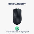 kwmobile Mouse Feet Sticker kompatibel mit Razer DeathAdder V3 HyperSpeed Ersatz Glider Mausfüße passgenau Maus Glides