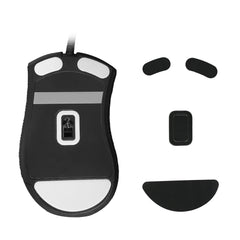 kwmobile Mouse Feet Sticker kompatibel mit Razer DeathAdder V2 Mini Ersatz Glider - Mausfüße passgenau - Maus Glides in Schwarz Schwarz  
