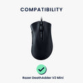 kwmobile Mouse Feet Sticker kompatibel mit Razer DeathAdder V2 Mini Ersatz Glider Mausfüße passgenau Maus Glides