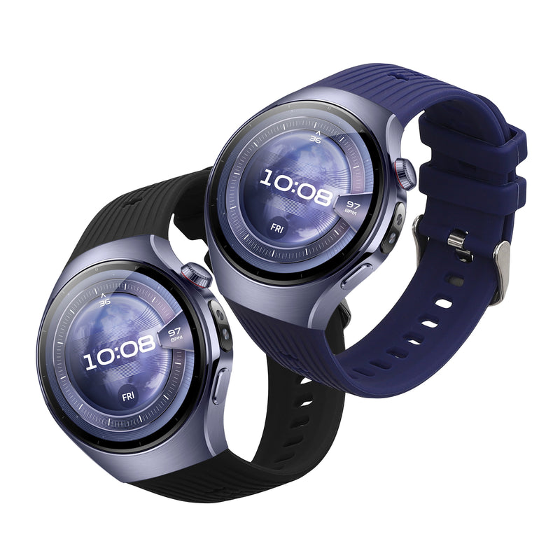 kwmobile Uhrenarmband für Huawei Watch 5 46mm Armband Fitnesstracker Band Set Ersatzarmband Smartwatch