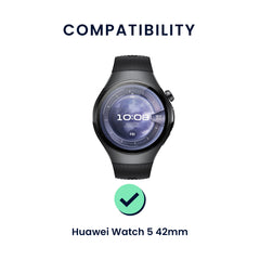 kwmobile Uhrenarmband für Huawei Watch 5 42mm Armband Fitnesstracker Band Set Ersatzarmband Smartwatch - Sonstiges