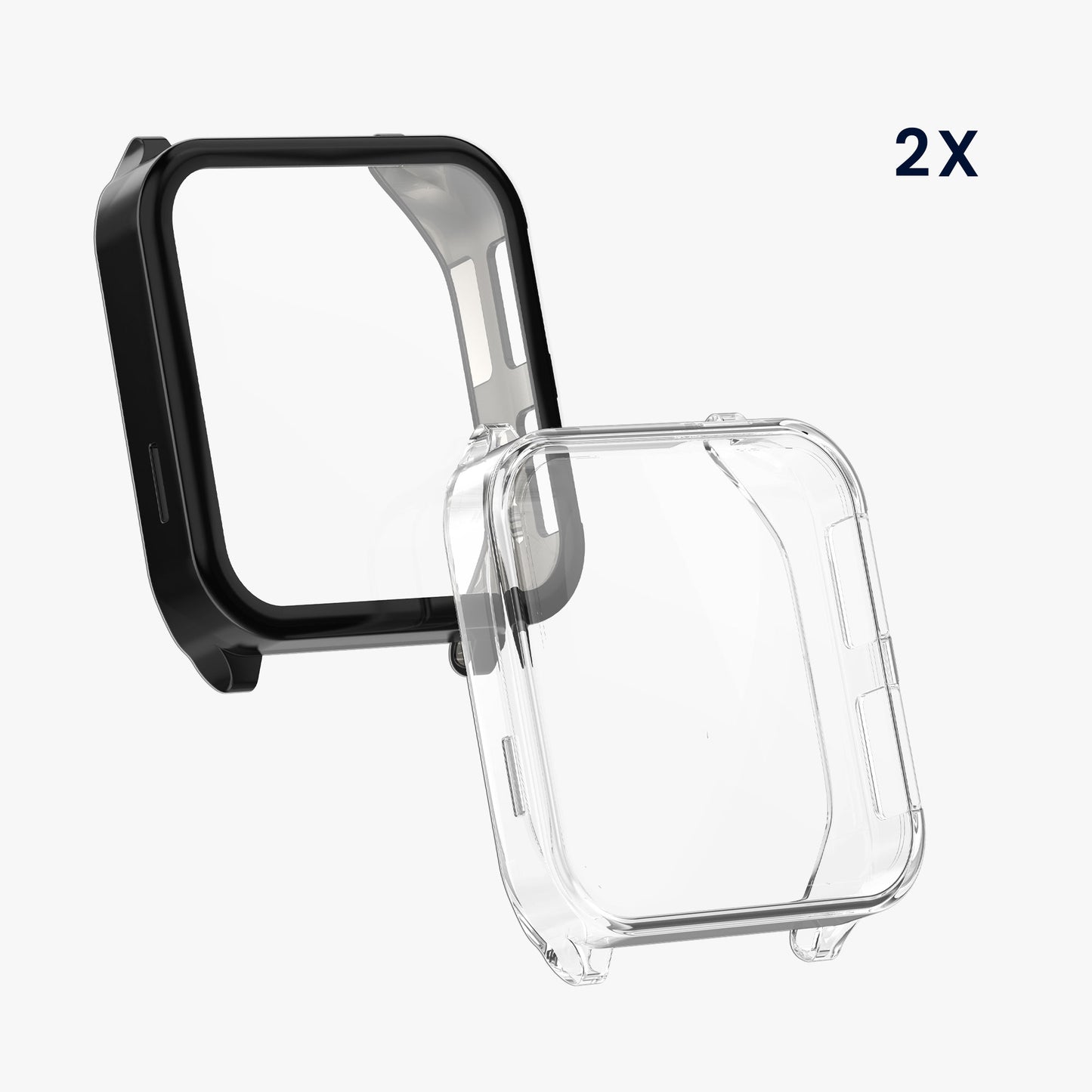 kwmobile Schutzhülle für Garmin Venu X1 Fullbody Display Cover Set
