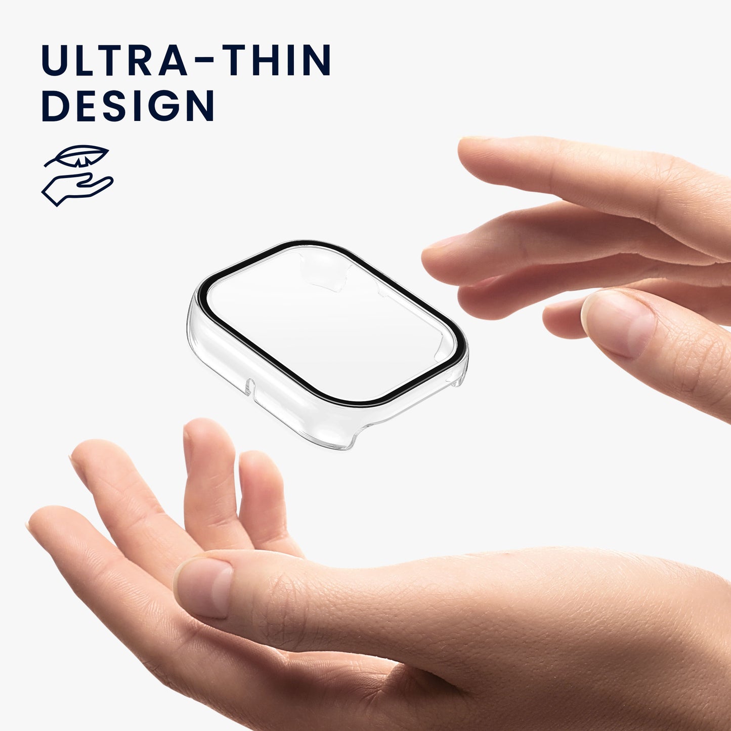 kwmobile Glas Hülle für HONOR Watch 5 Schutzhülle Fullbody Fitnesstracker Case Set