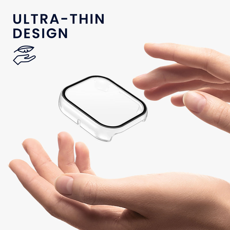 kwmobile Glas Hülle für HONOR Watch 5 Schutzhülle Fullbody Fitnesstracker Case Set