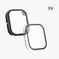 kwmobile Glas Hülle für HONOR Watch 5 Schutzhülle Fullbody Fitnesstracker Case Set