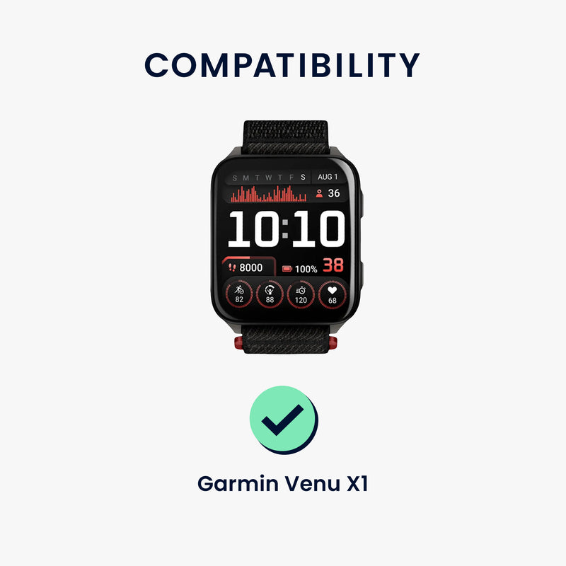 kwmobile Displayschutzfolie kompatibel mit Garmin Venu X1 Folie Schutzfolie für Fitness Tracker robuster Displayschutz