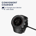 kwmobile USB C Ladekabel kompatibel mit Suunto Run GPS Kabel Charger Smart Watch Ersatzkabel Fitnesstracker Aufladekabel
