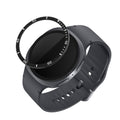 kwmobile Schutzring kompatibel mit Samsung Galaxy Watch 8 (40mm) Fitnesstracker - Bezel Ring Lünette in Schwarz Silber Schwarz  [dsg01]