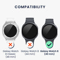 kwmobile Schutzring kompatibel mit Samsung Galaxy Watch 8 Fitnesstracker Bezel Ring Lünette