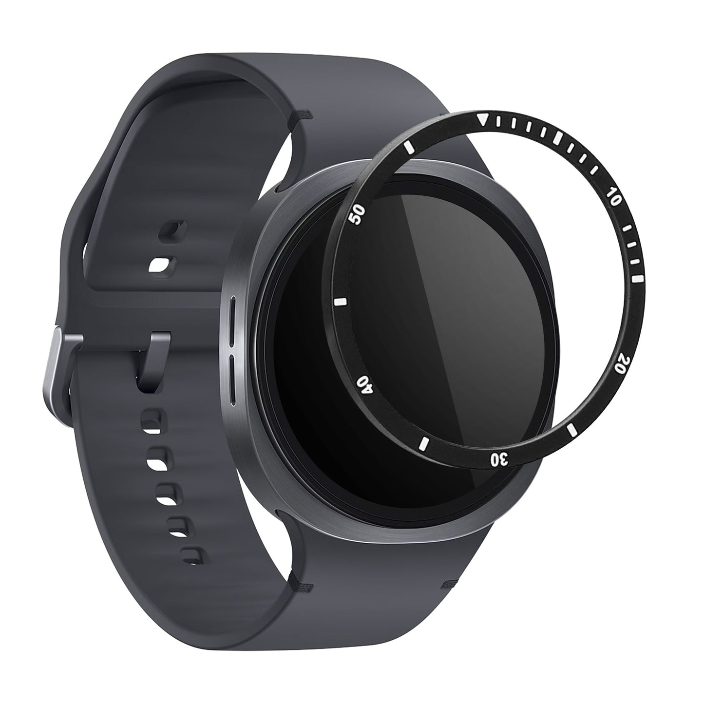 kwmobile Schutzring kompatibel mit Samsung Galaxy Watch 8 Fitnesstracker Bezel Ring Lünette