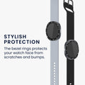 kwmobile Schutzring kompatibel mit Samsung Galaxy Watch 8 Fitnesstracker Bezel Ring Lünette