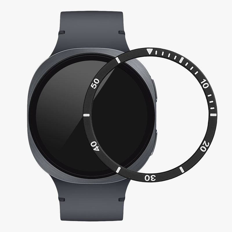 kwmobile Schutzring kompatibel mit Samsung Galaxy Watch 8 Fitnesstracker Bezel Ring Lünette