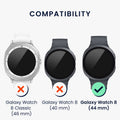 kwmobile Schutzring kompatibel mit Samsung Galaxy Watch 8 Fitnesstracker Bezel Ring Lünette
